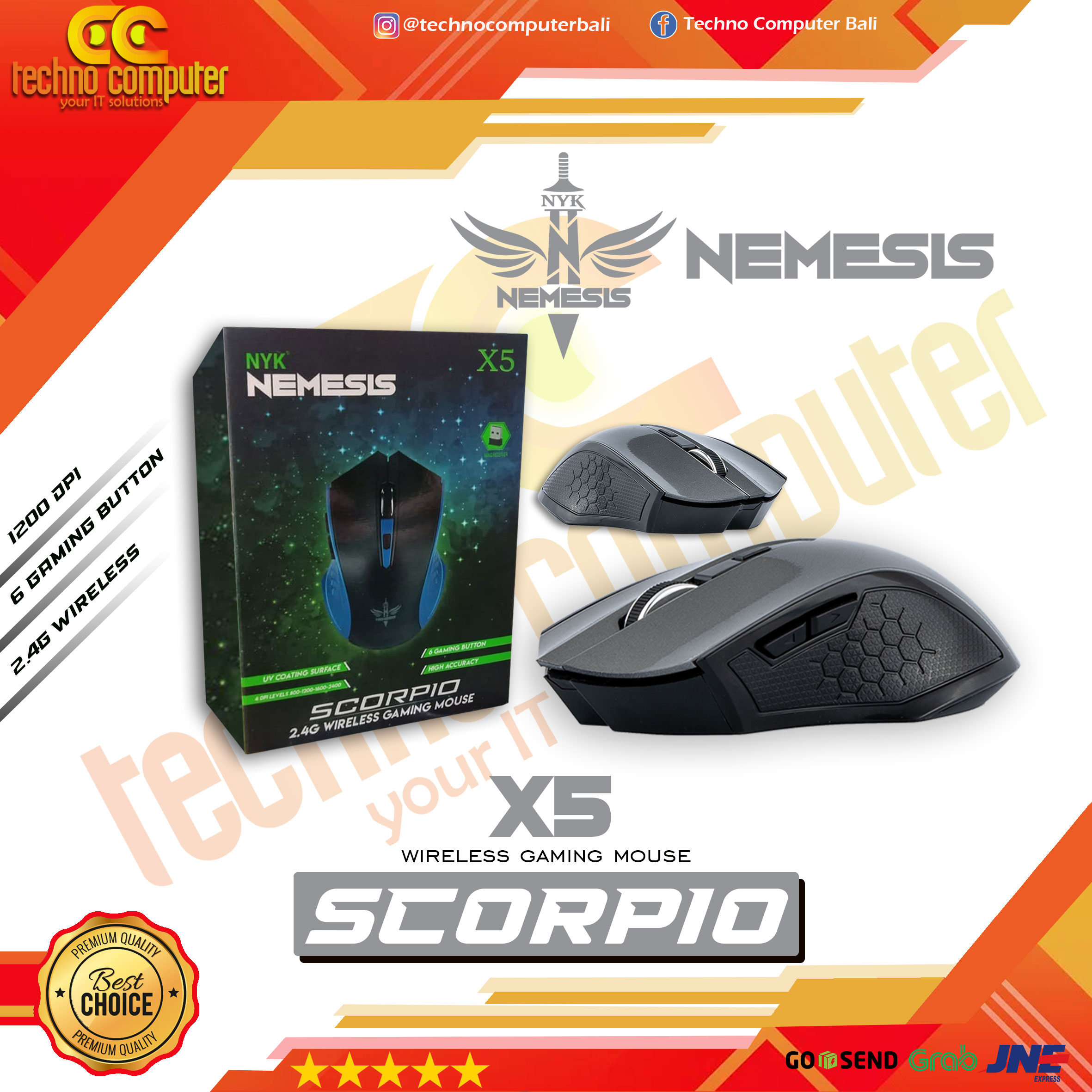 NYK Nemesis SCORPIO X5 - Gaming Mouse