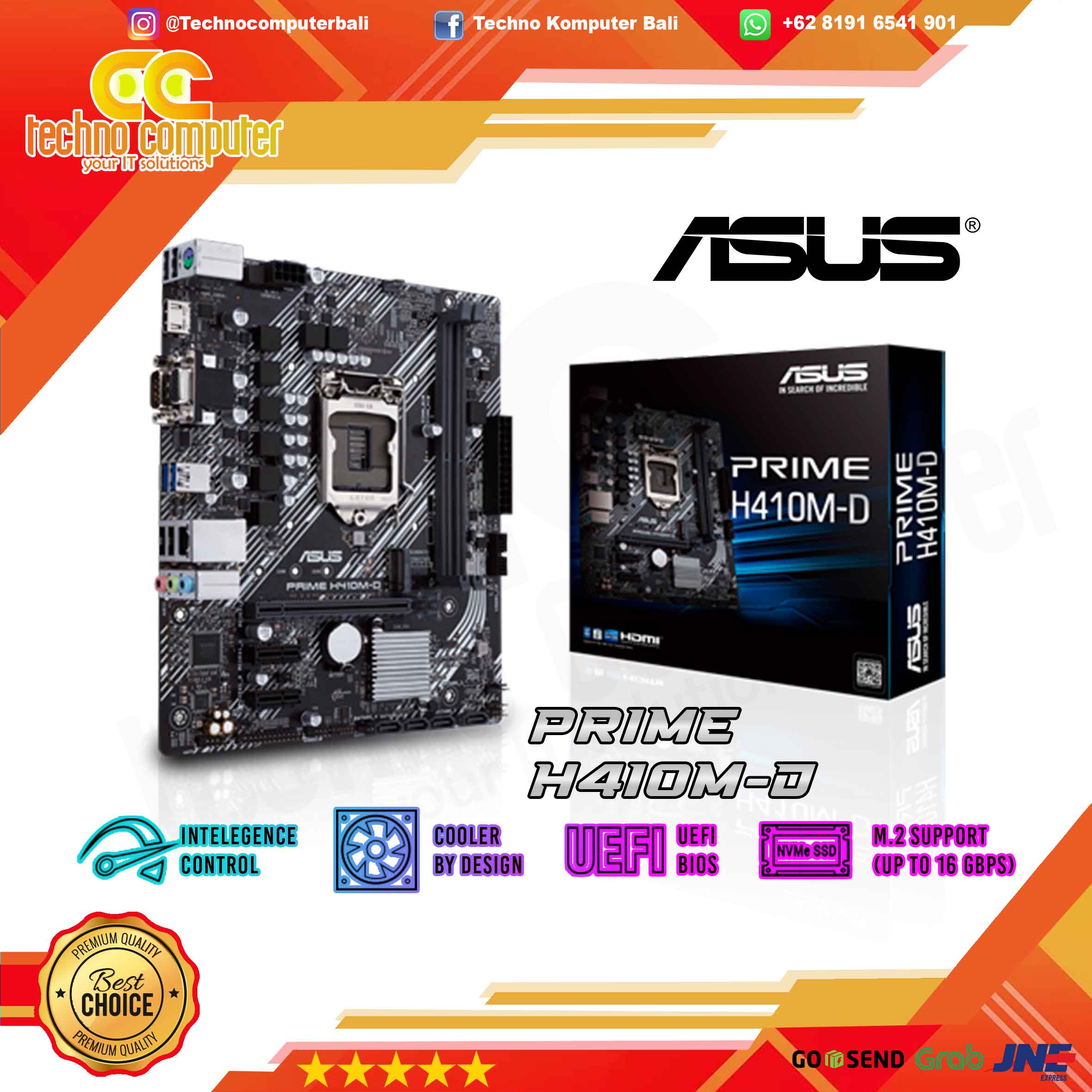 ASUS PRIME H510M-D - mATX, LGA1200, H510, DDR4