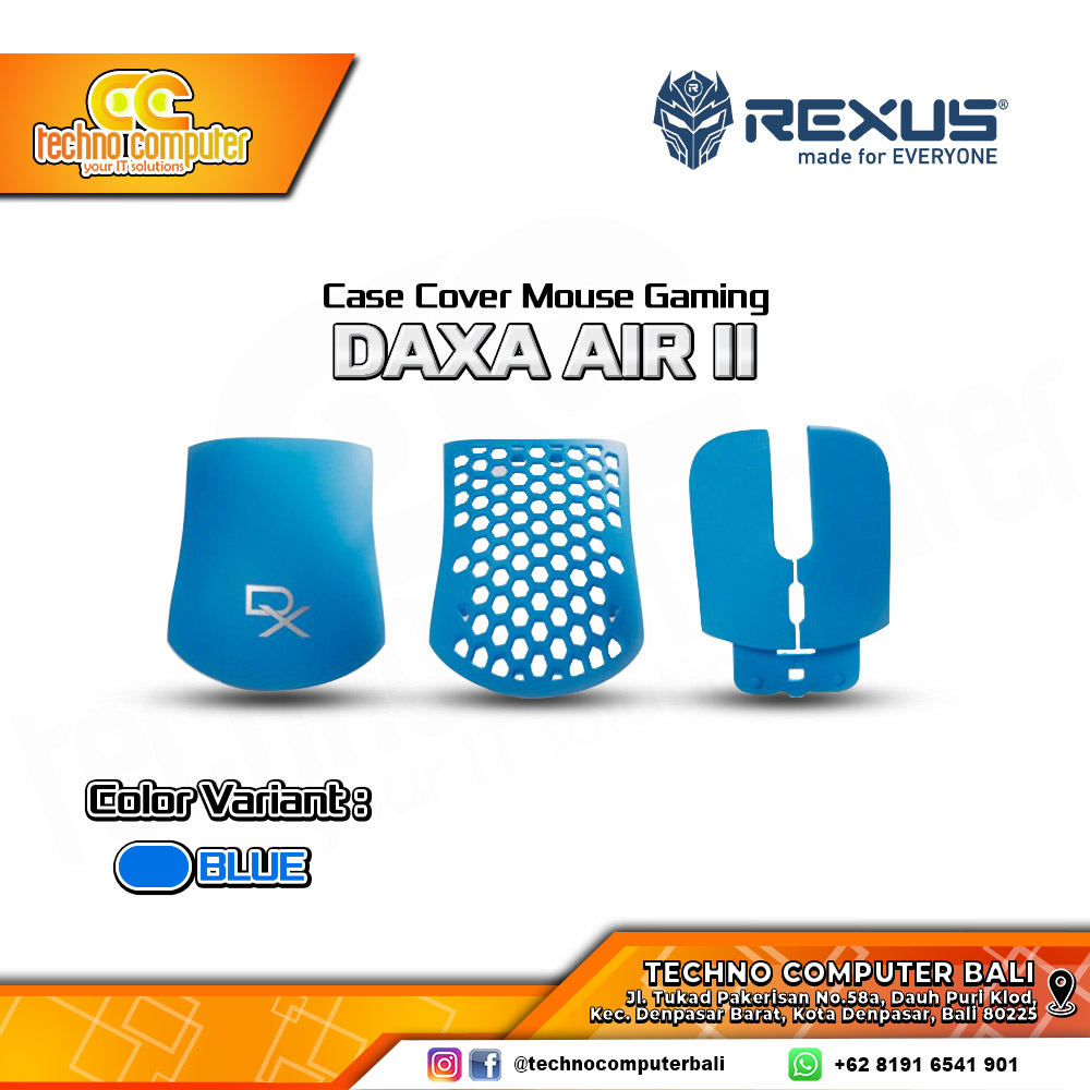 MOUSE GAMING CASE COVER REXUS DAXA AIR II - BLUE