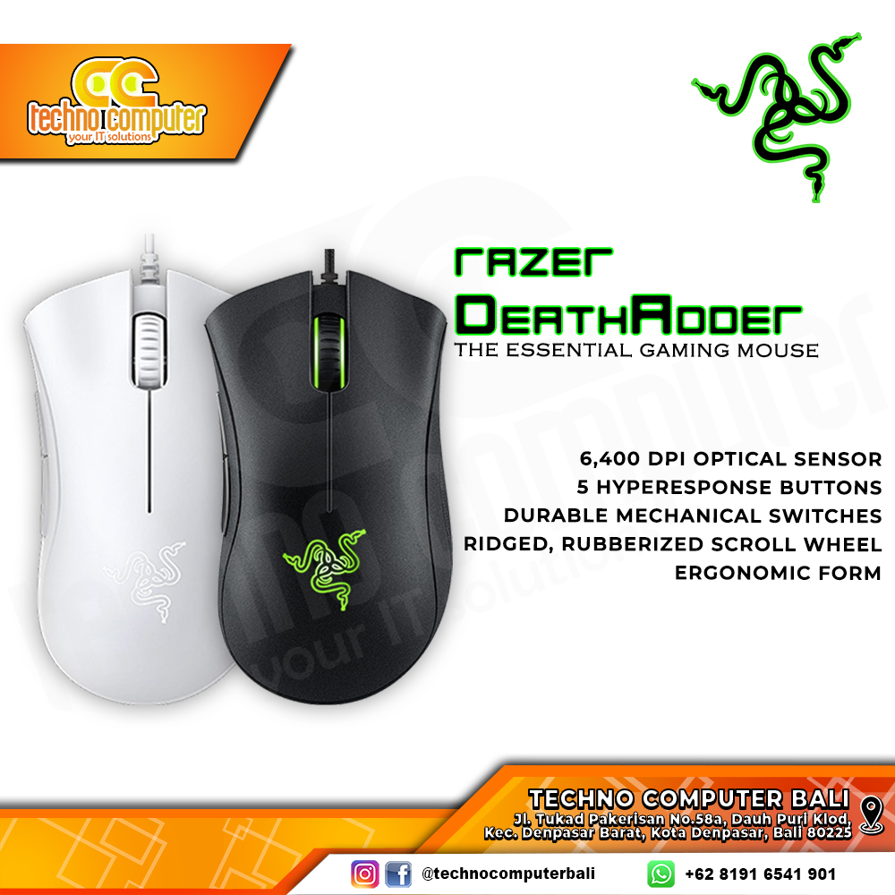 RAZER DeathAdder Essential Black - Gaming Mouse
