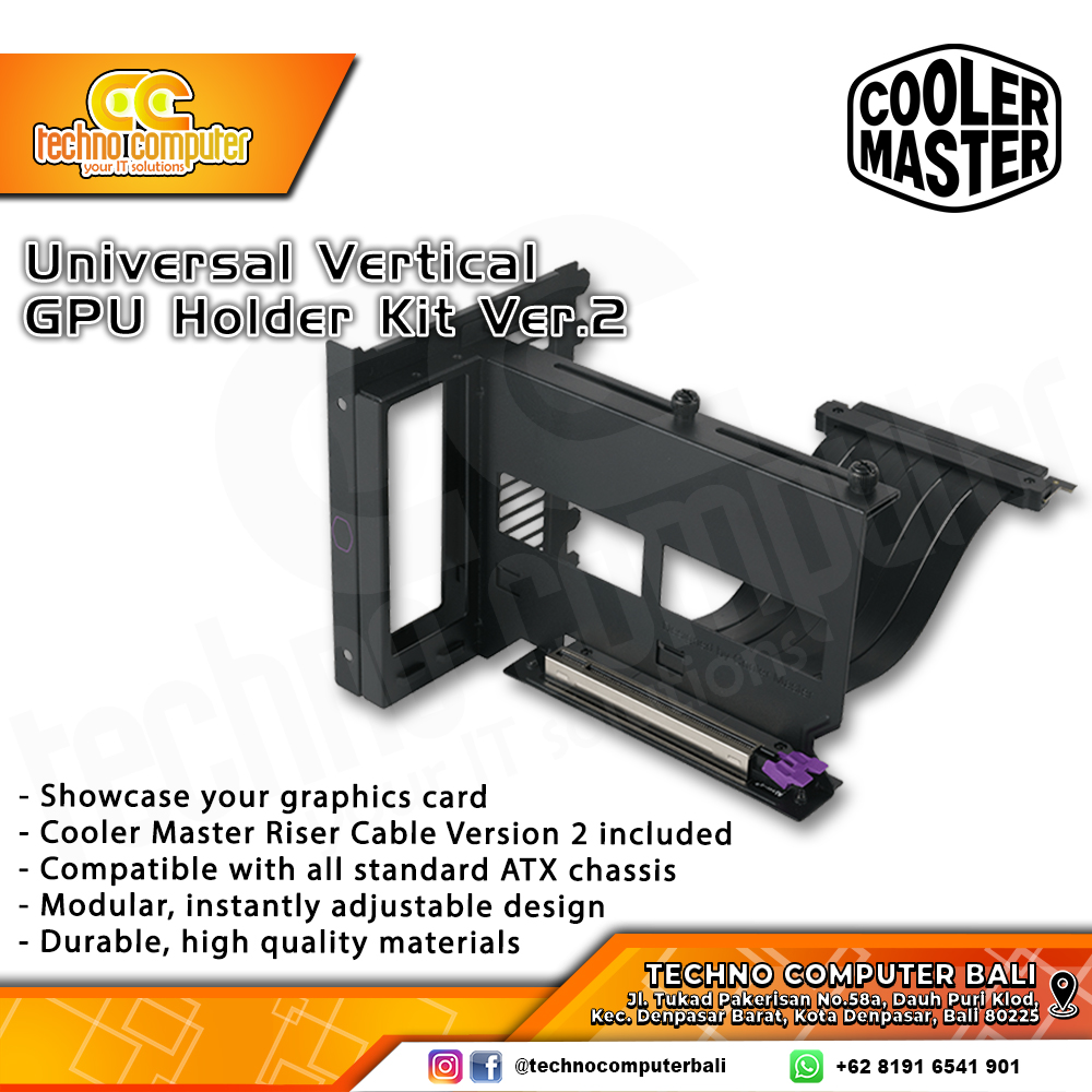 COOLERMASTER - Universal Vertical GPU Holder Kit Ver.2