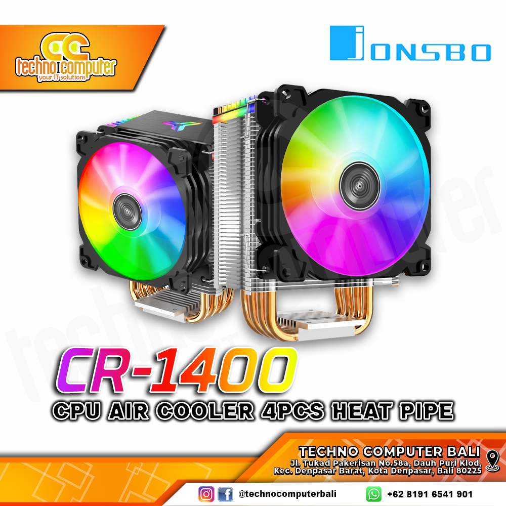 JONSBO CR-1400 - CPU Cooler - 92mm Air Cooler