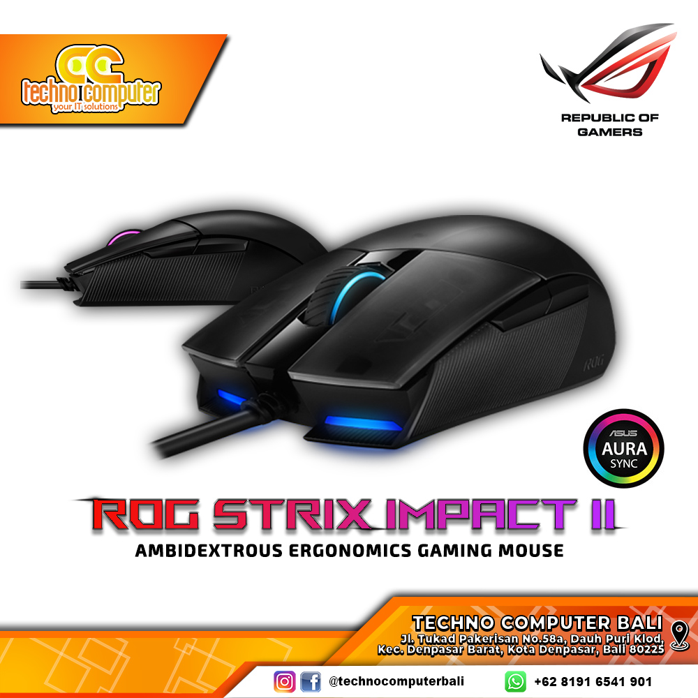 ASUS ROG Strix Impact II - Gaming Mouse