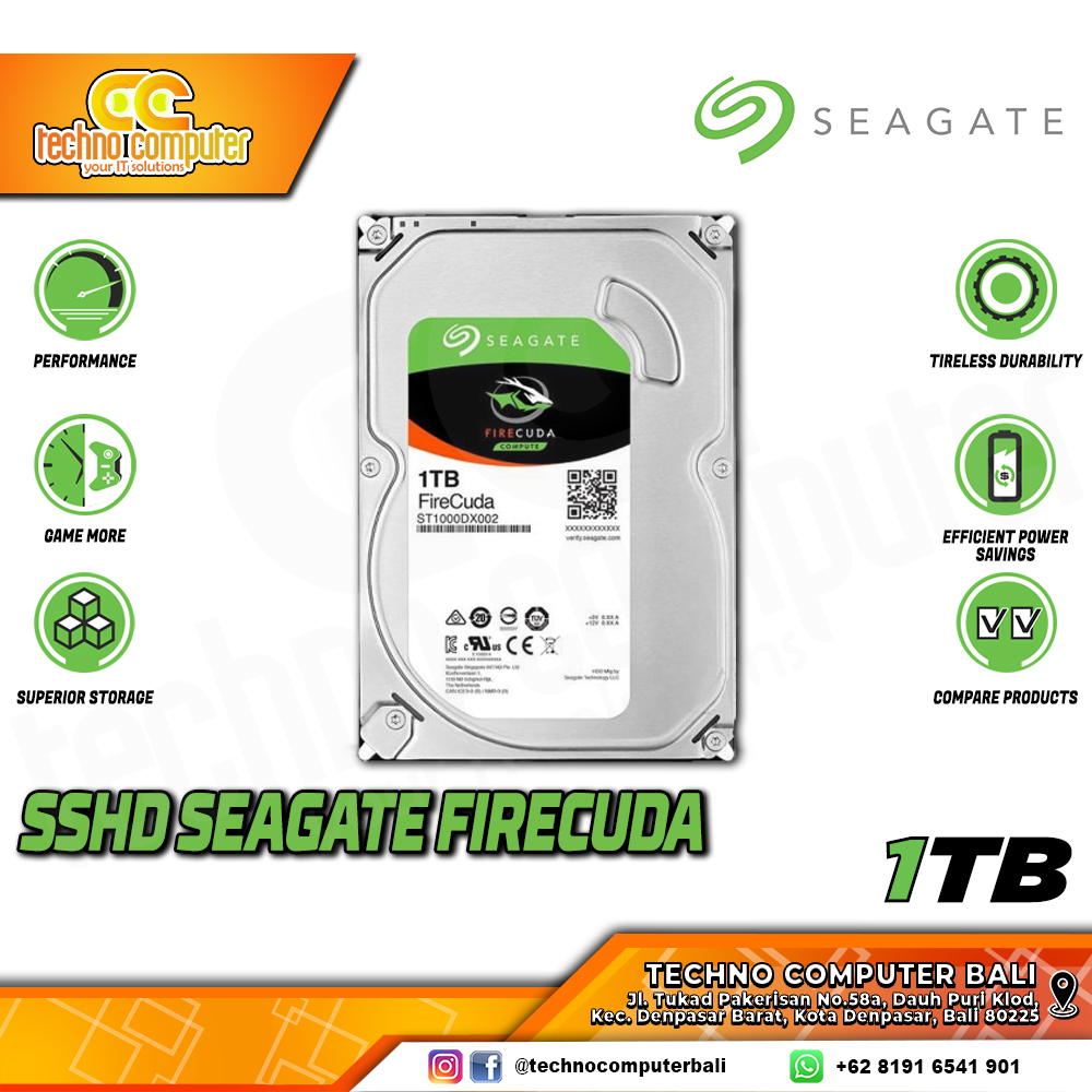 SSHD SEAGATE FIRECUDA 1TB
