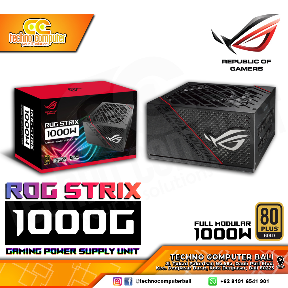 ASUS ROG STRIX-1000G 1000W 80+ Gold - Full Modular