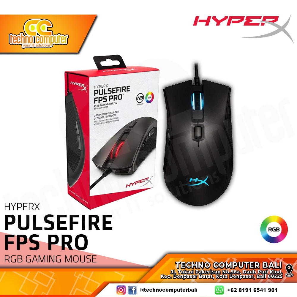 HYPERX Pulsefire FPS Pro RGB - Gaming Mouse