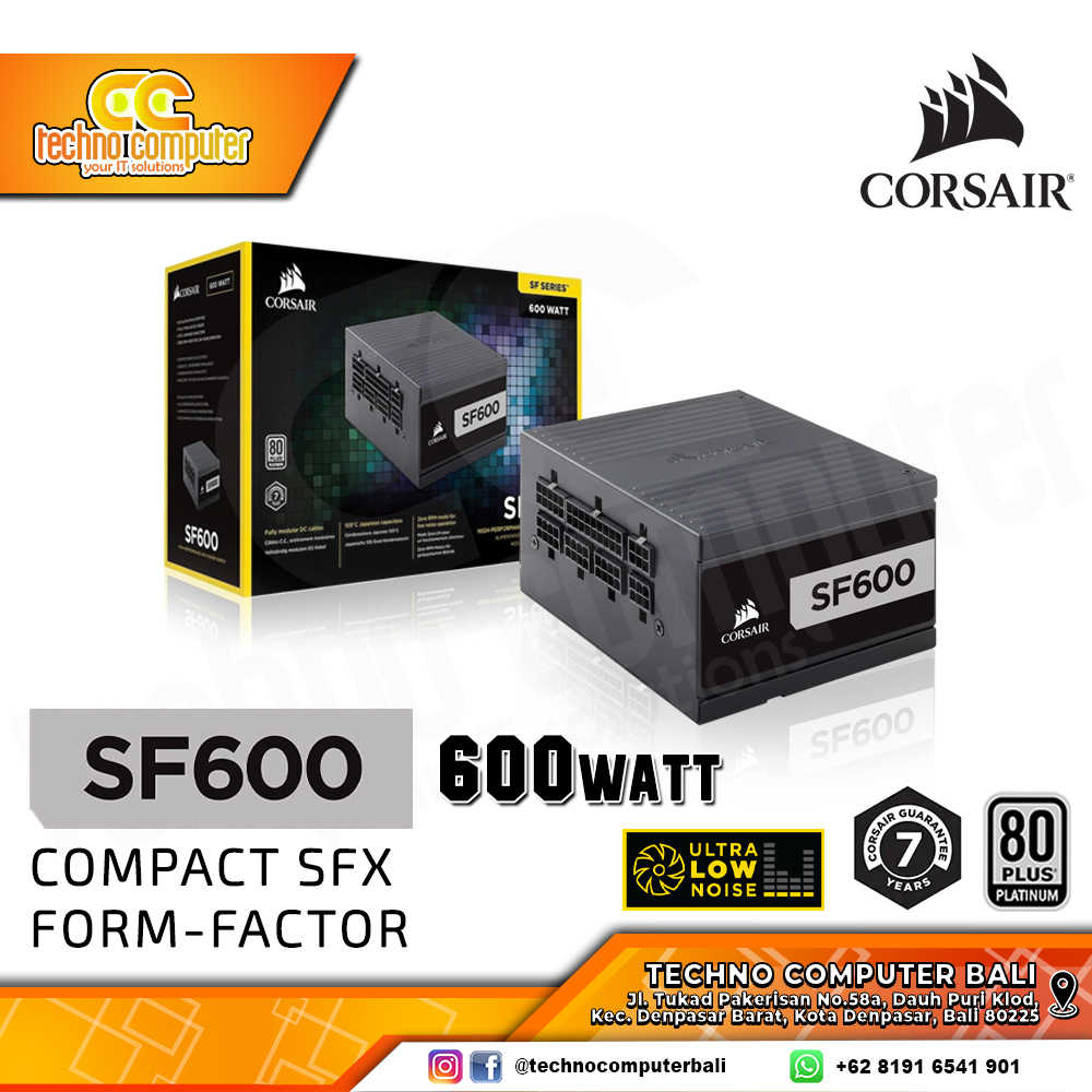 CORSAIR SF600 600W 80+ Platinum - Full Modular