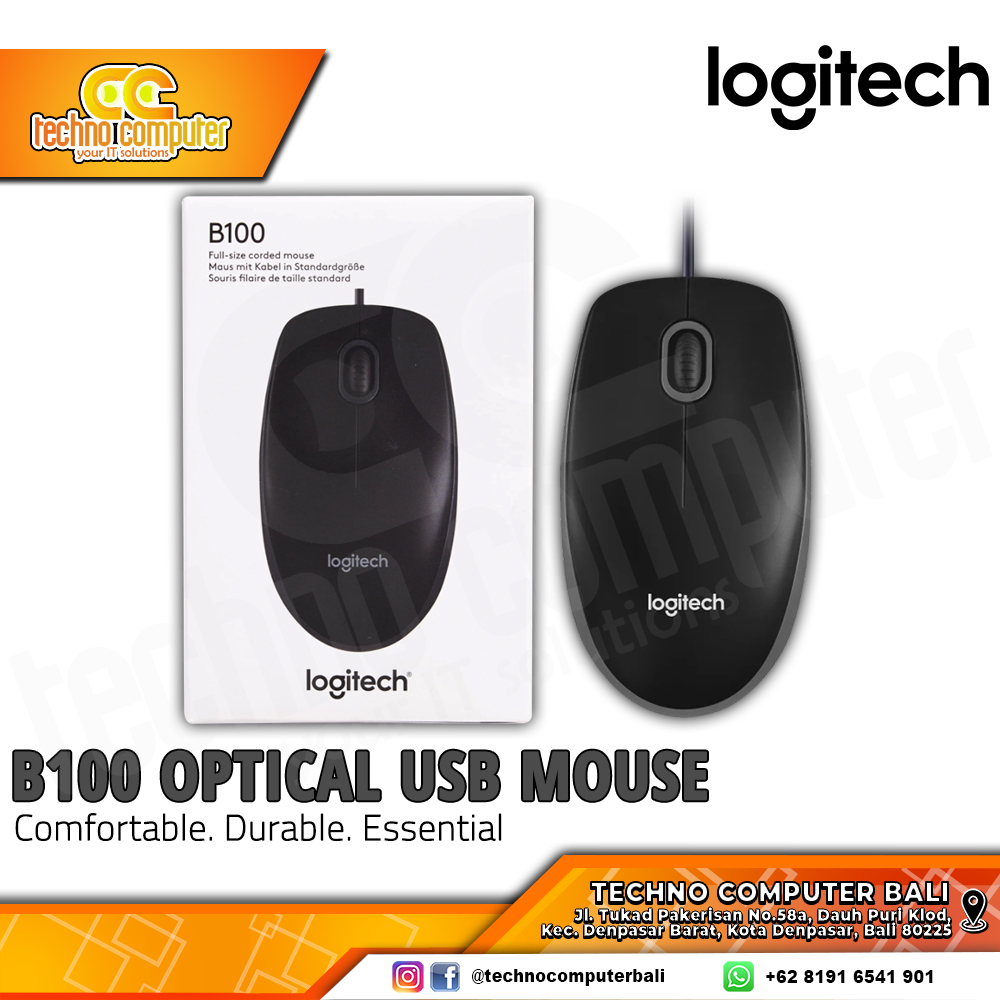 LOGITECH B100 - Office Mouse