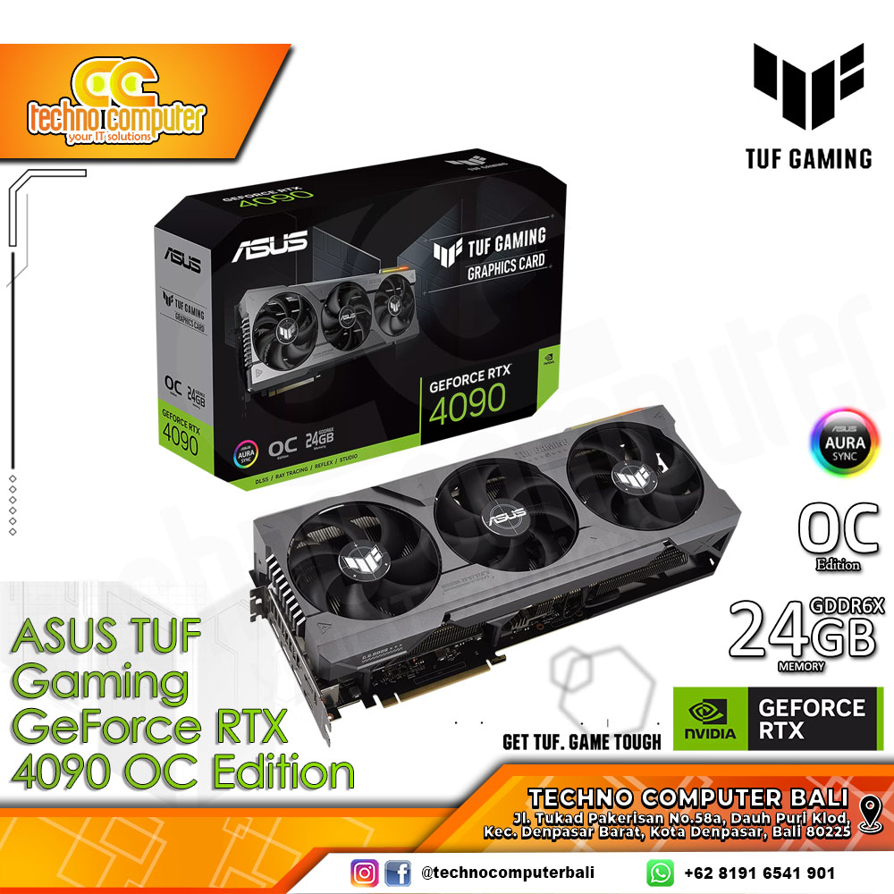 ASUS TUF GAMING NVIDIA GeForce RTX 4090 OC Edition 24GB GDDR6X
