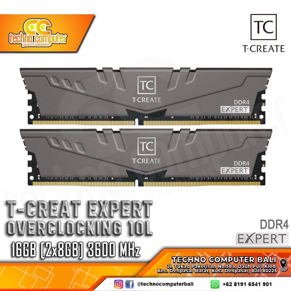 DDR4 TEAM T-CREATE EXPERT 16GB (2x8GB) Kit 3600Mhz
