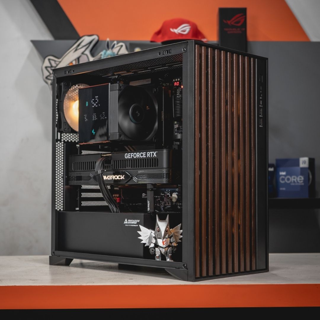 PC RAKITAN CORE ULTRA 7-265K / RTX 5070 Ti / PARADOX GAMING BLADESTORM-M