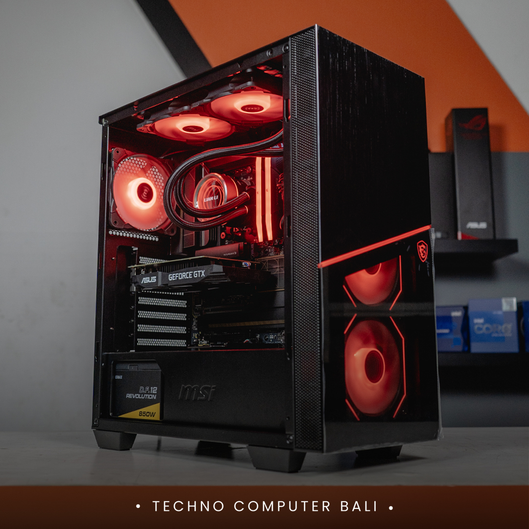 PC RAKITAN RYZEN 7 7800X3D / RTX 3050 / MSI MPG SEKIRA 100R