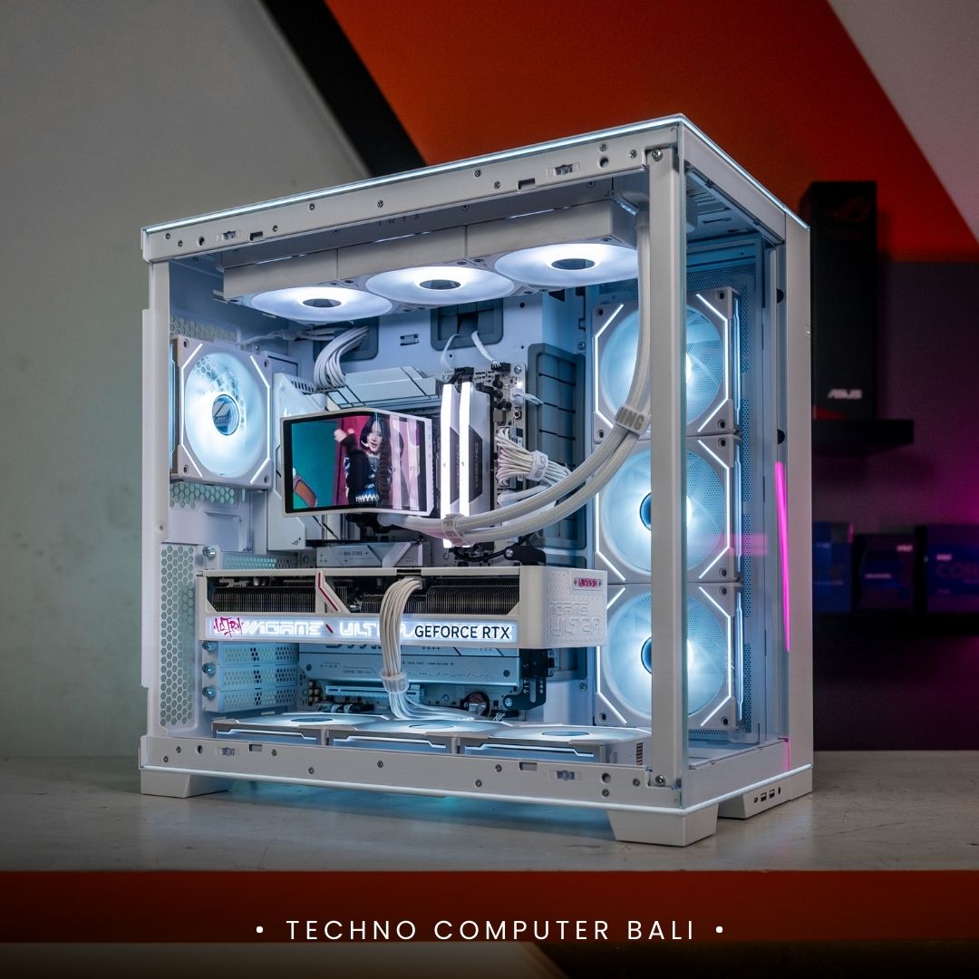 PC RAKITAN RYZEN 7 9800X3D / RTX 5080 White / LIAN LI O11 DYNAMIC EVO RGB White