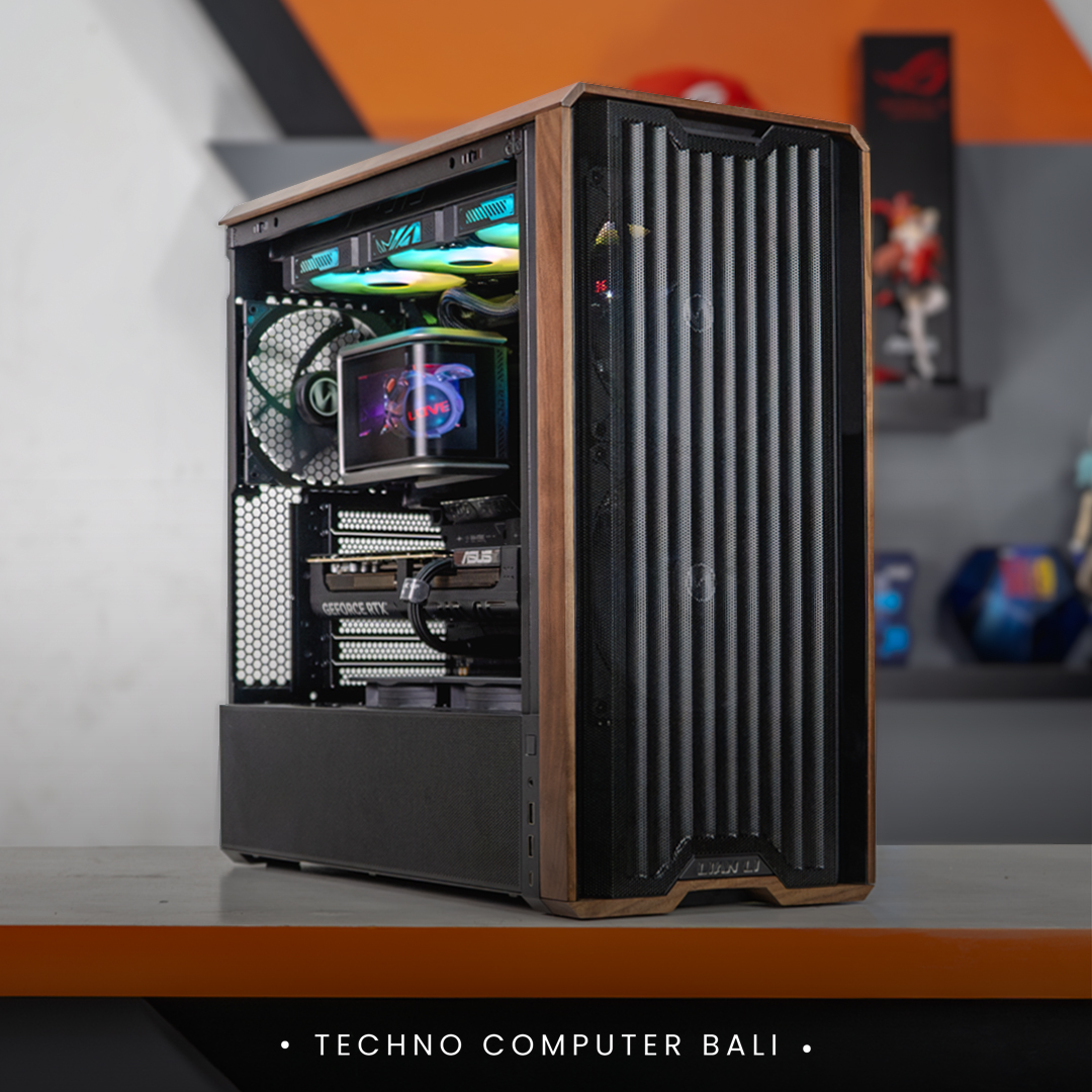PC RAKITAN RYZEN 7 9800X3D / RTX 5070 TI / LIAN LI LANCOOL 217 Black