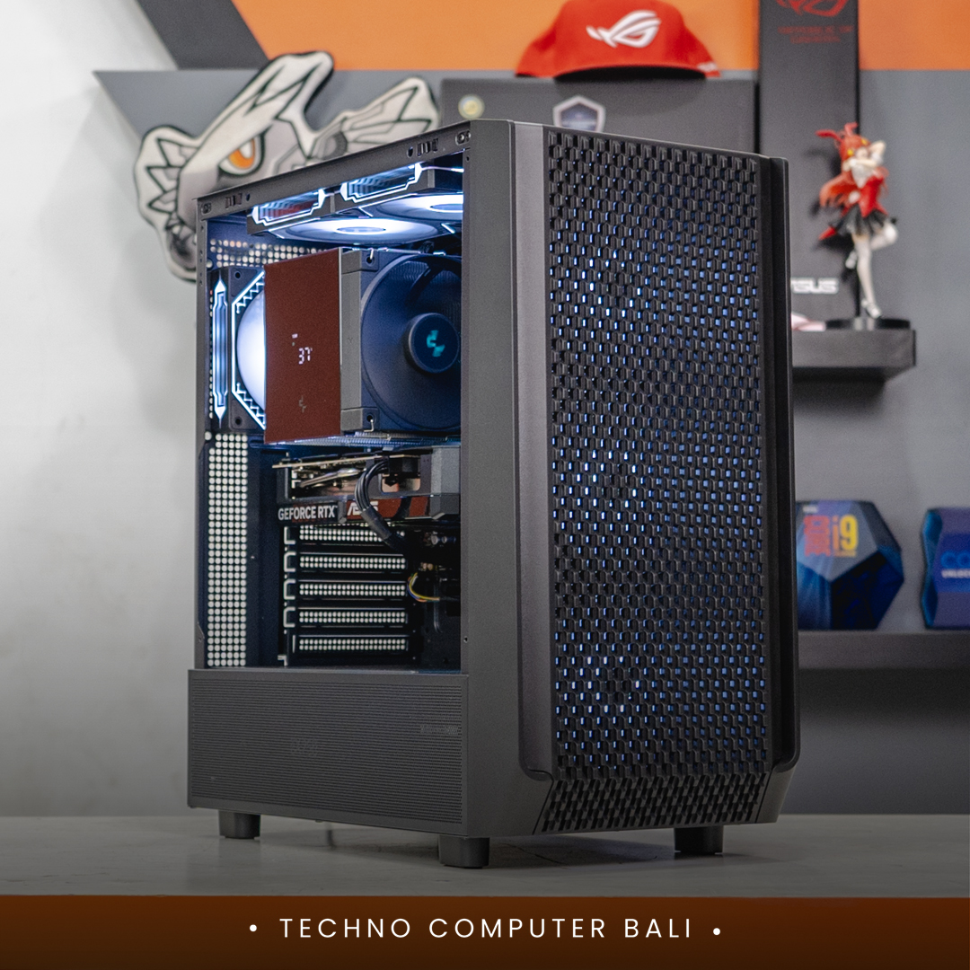 PC RAKITAN CORE I7-14700KF / RTX 5060 TI / CUBE GAMING WIRZOF Black