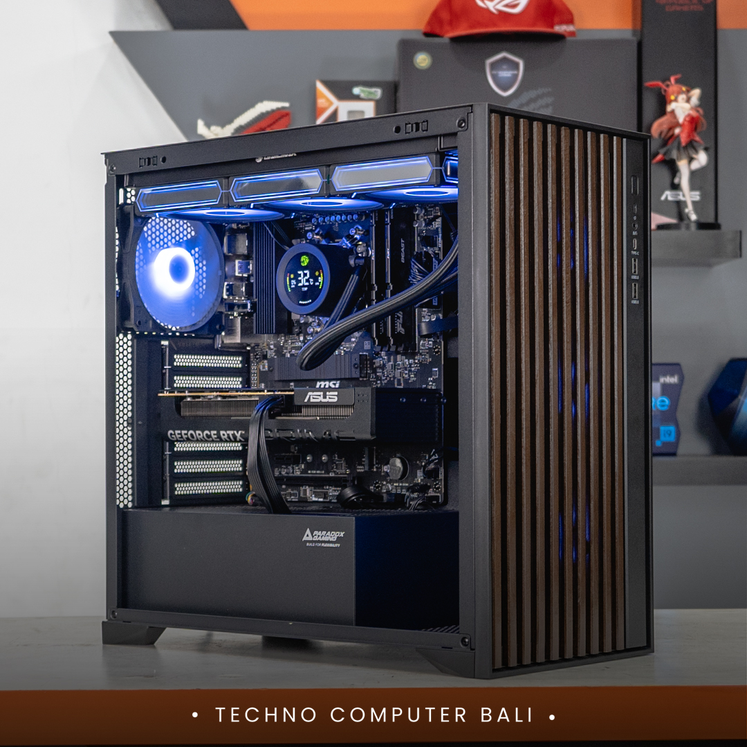 PC RAKITAN RYZEN 7 8700F / RTX 5060 / PARADOX GAMING BLADESTORM Black