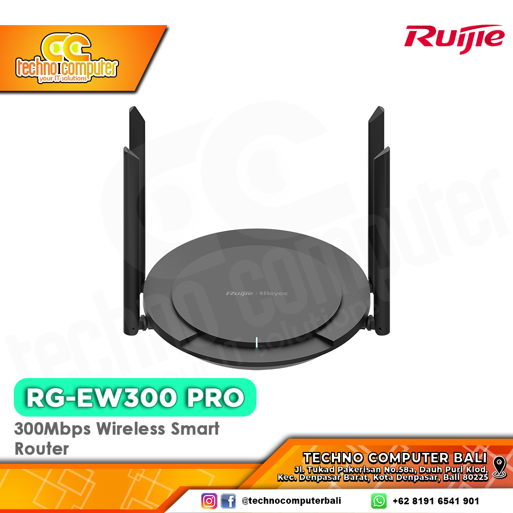 ROUTER RUIJIE/REYEE RG-EW300 PRO 300Mbps Wireless Smart Router