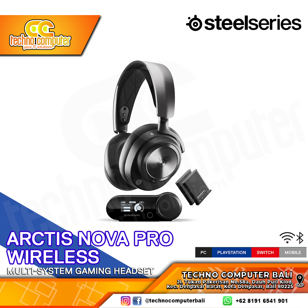 HEADSET STEELSERIES ARCTIS NOVA Pro Wireless Black - Gaming Headset