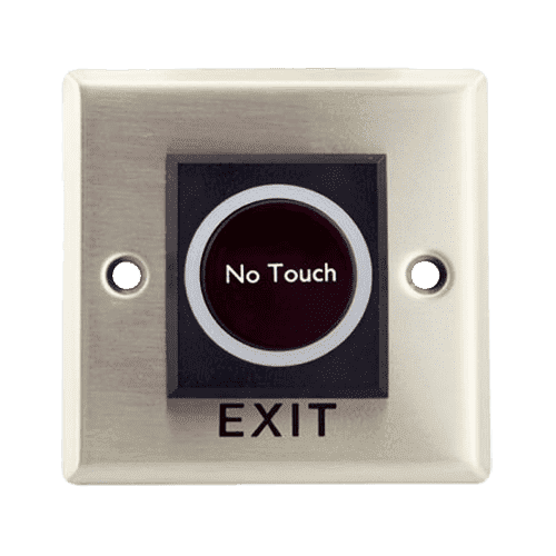 Exit Button No Touch Stainless steel ukuran besar Access Control + Outbow