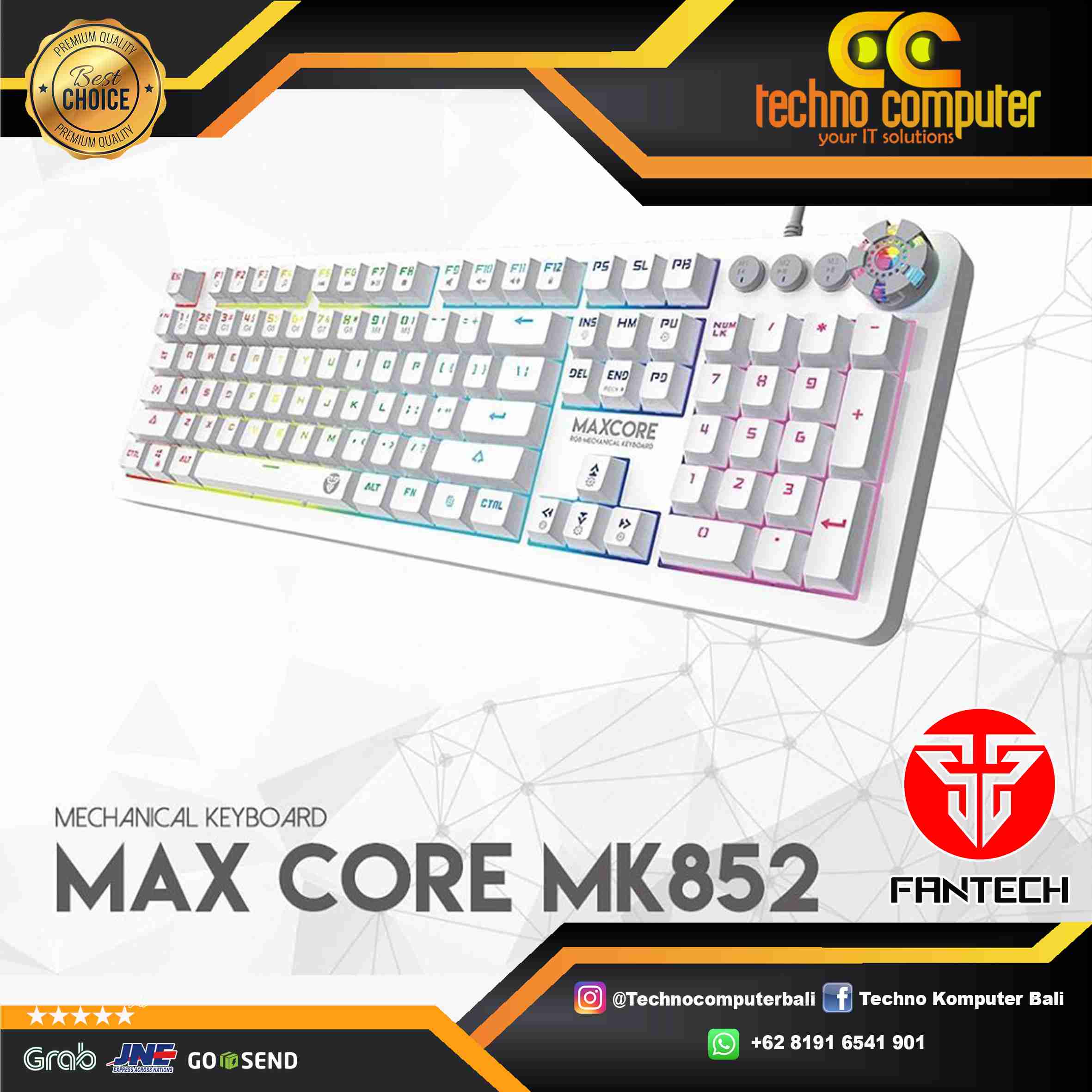FANTECH MK852 MAXCORE Space Edition - Mechanical - Gaming Keyboard
