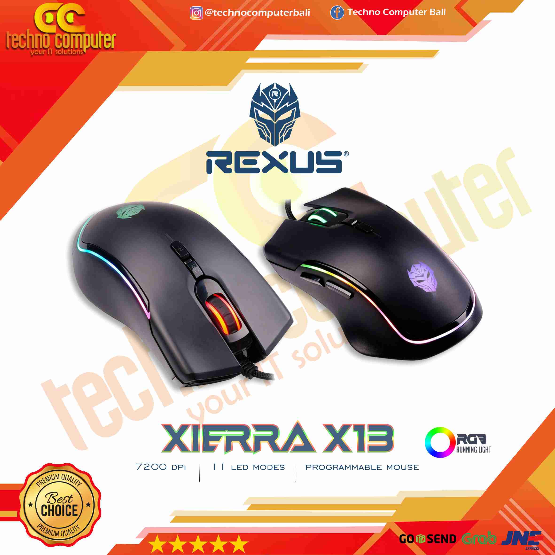 REXUS XIERRA X13 - Gaming Mouse