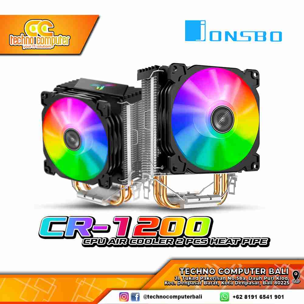 JONSBO CR-1200 PLUS - CPU Cooler - 92mm Air Cooler