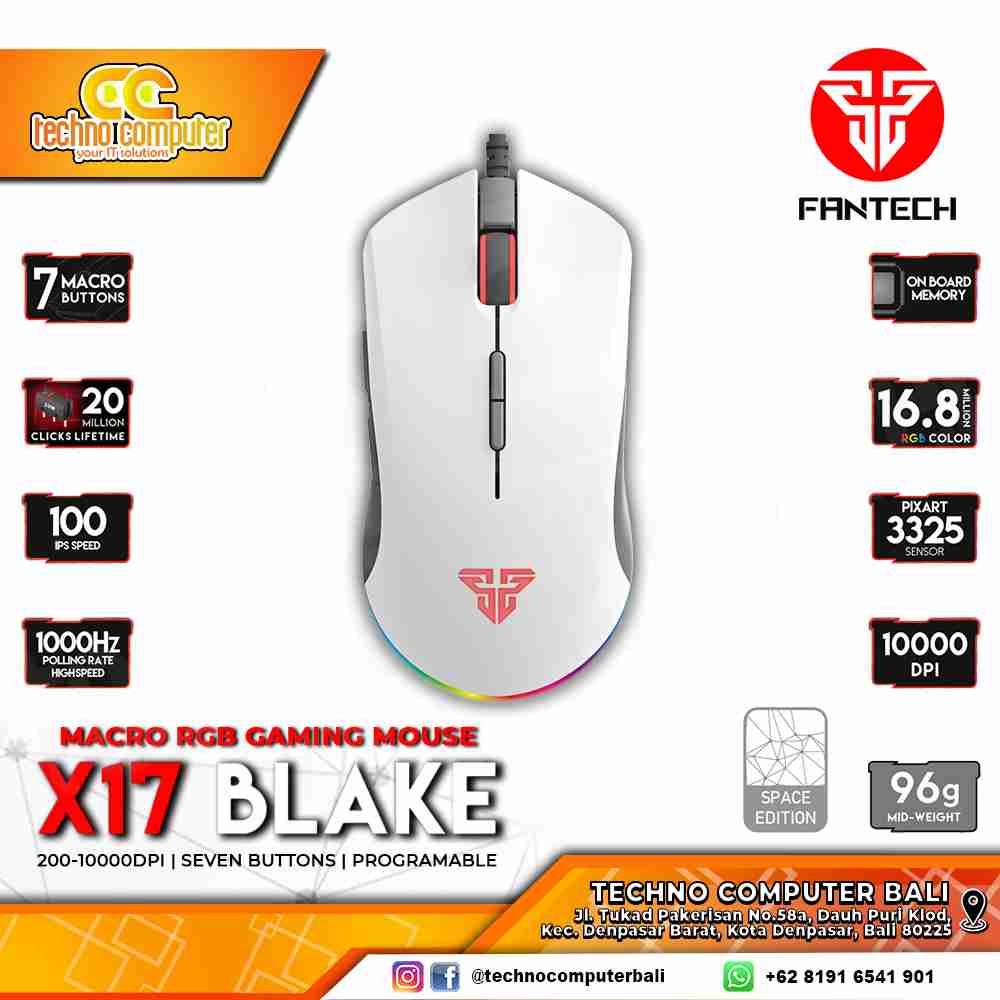 FANTECH X17 BLAKE Space Edition - Gaming Mouse