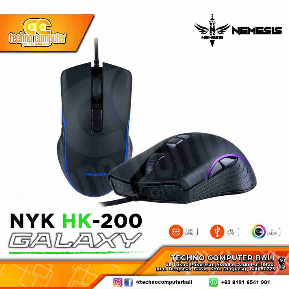 NYK Nemesis HK-200 Galaxy - Gaming Mouse