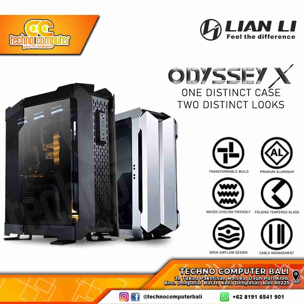 CASING LIAN LI ODYSSEY X Premium Aluminum Craftsmanship Gaming Case
