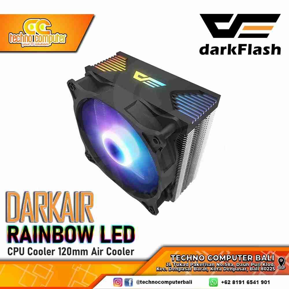 DARKFLASH DARKAIR Rainbow - CPU Cooler - 120mm Air Cooler
