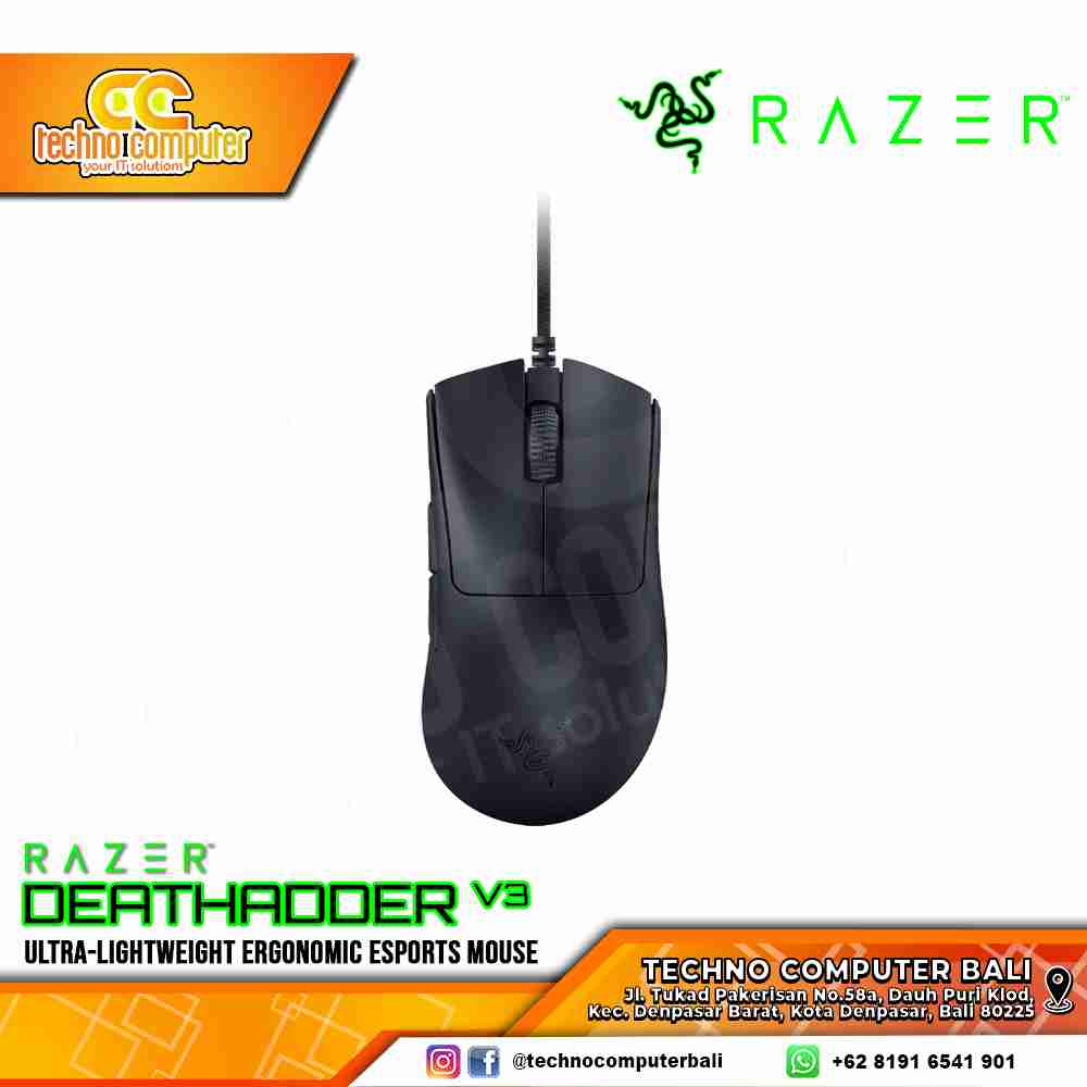 RAZER DeathAdder V3 Black - Gaming Mouse 