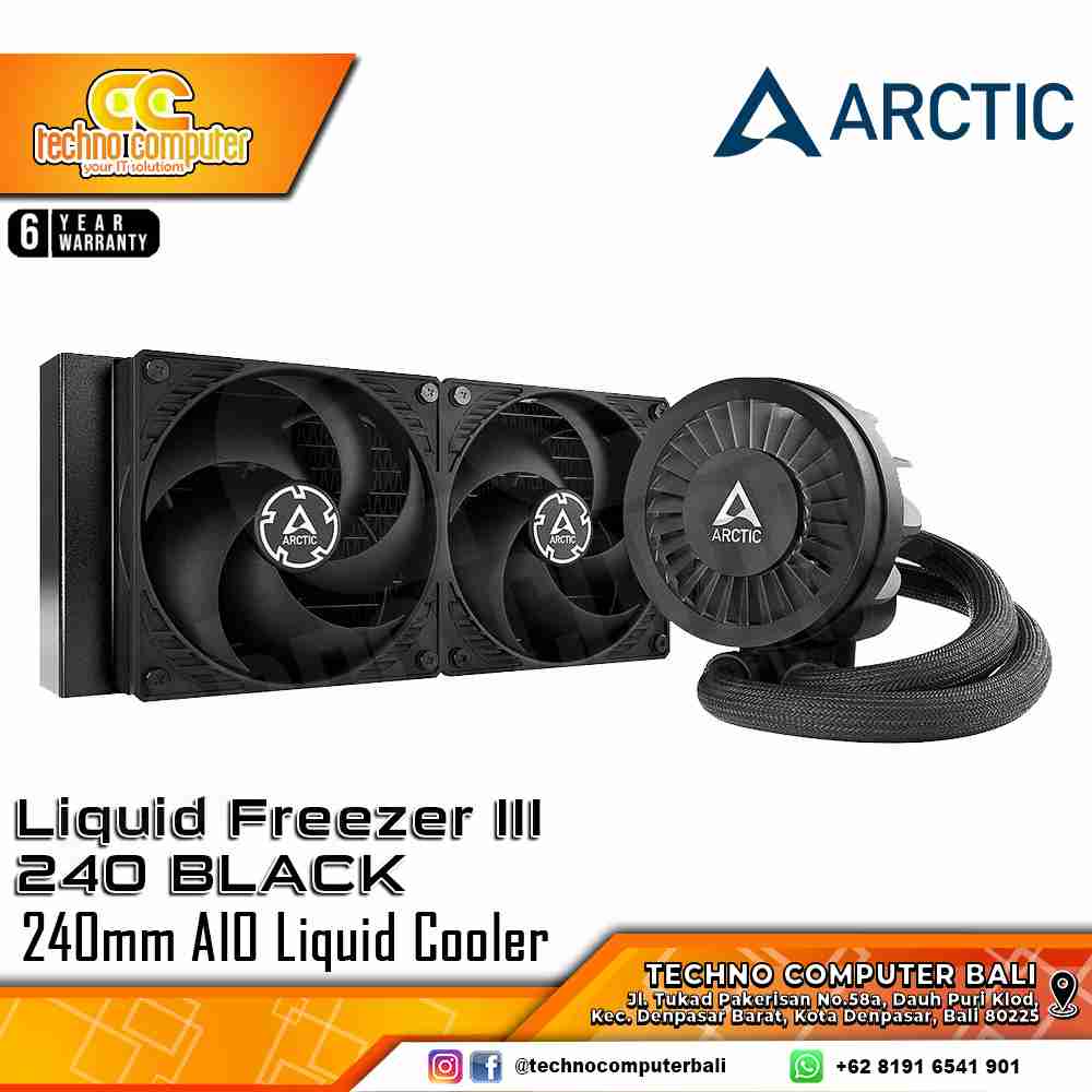 ARCTIC Liquid Freezer III 240 Black - CPU Cooler - 240mm AIO Liquid Cooler