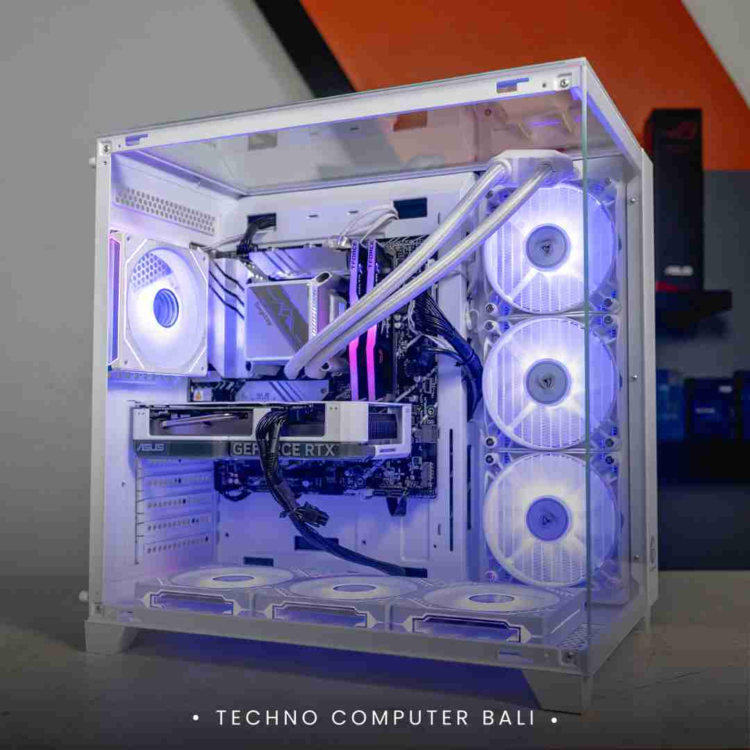 PC RAKITAN CORE I5-12400F / RTX 4060 / CUBE GAMING VAONT White