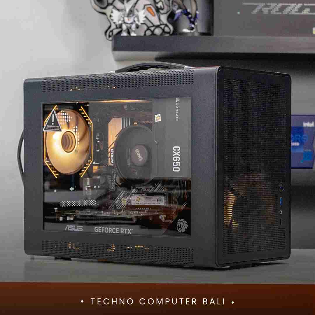 PC RAKITAN RYZEN 5 5500 / RTX 3050 / GAMEMAX SPARK AIR Black