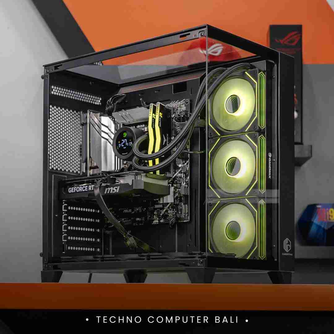 PC RAKITAN CORE I5-13400F / RTX 5060 TI / CUBE GAMING VAONT Black