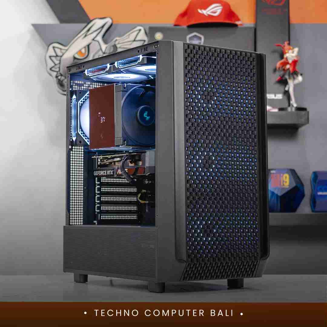 PC RAKITAN CORE I7-14700KF / RTX 5060 TI / CUBE GAMING WIRZOF Black