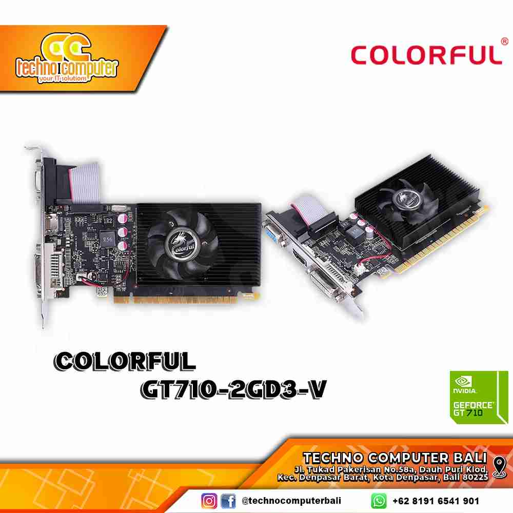 COLORFUL NVIDIA GeForce GT 710 2GB GDDR3
