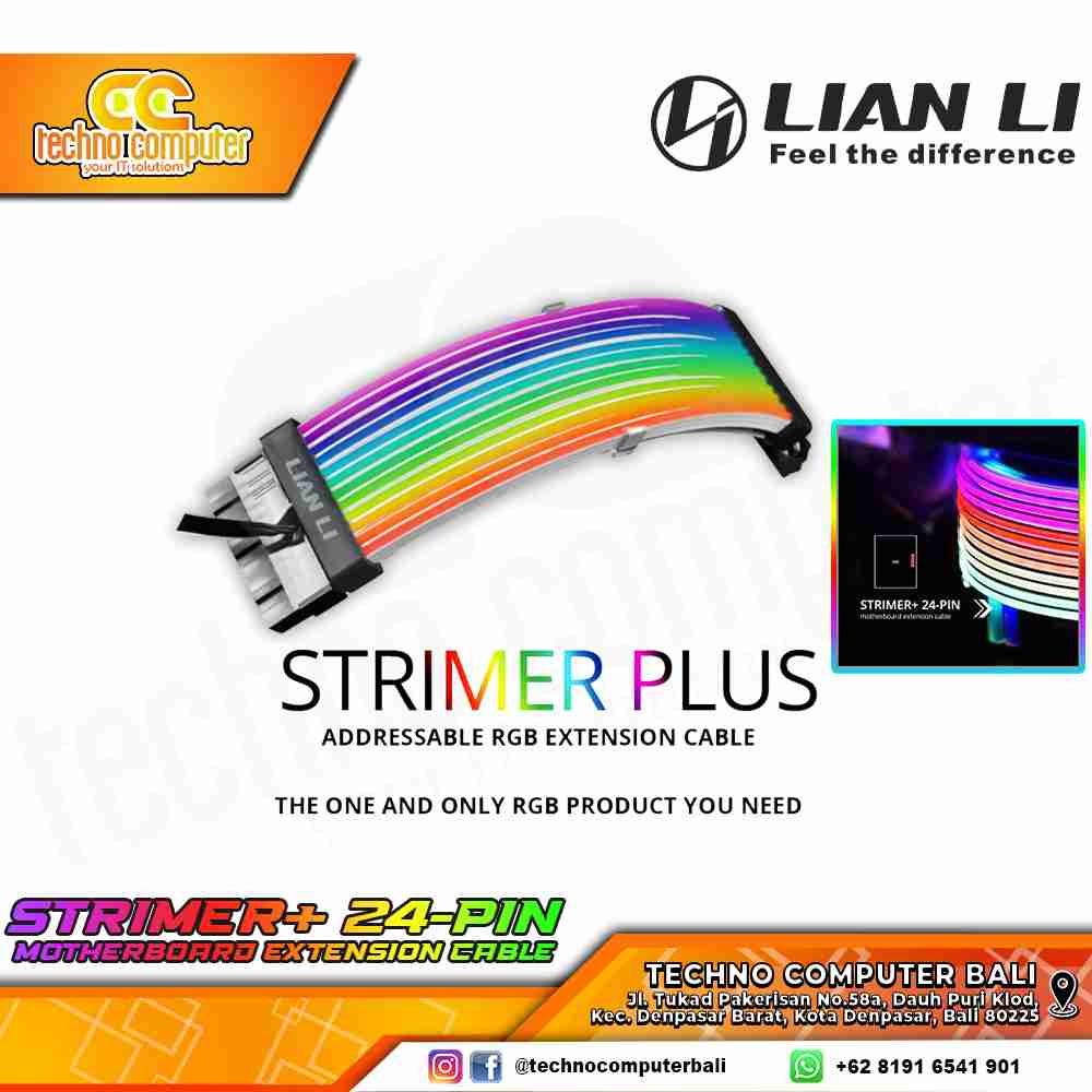 LIAN LI STRIMER PLUS A-RGB 24-PIN - Motherboard Extension Cable